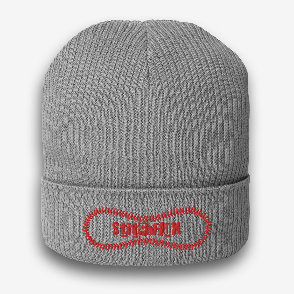 Signature Puff Embroidered Logo Beanie