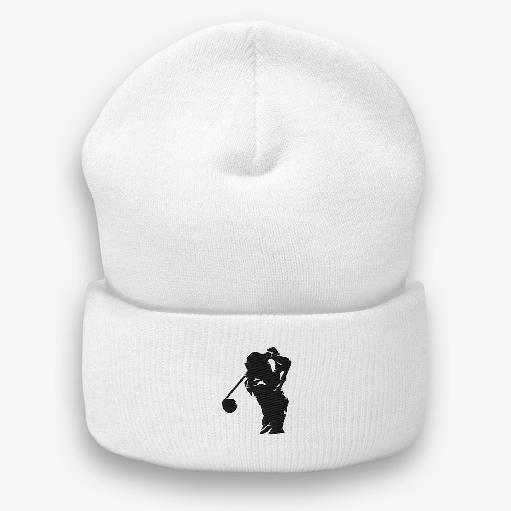 Elegant Swing Ladies' Golf Embroidered Beanie